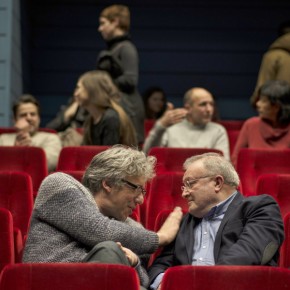 Bart De Baere and Jan Debbaut at Cinema Zuid Gordon Matta-Clark